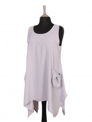 Wool pinafore dress - Women's Clothing Online Made in Italy