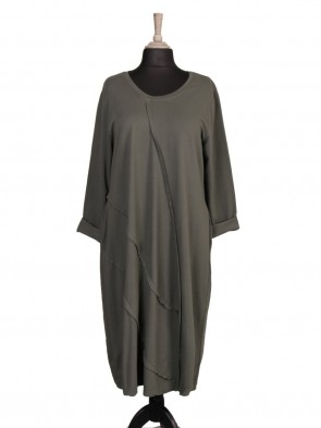 Puro Lino Made in Italy 100% Linen Dress Cottagecore Lagenlook Boho Shift  Dress