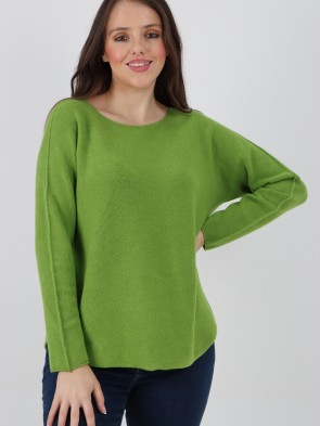 Italian Soft Feel Scoop Neck Jumper